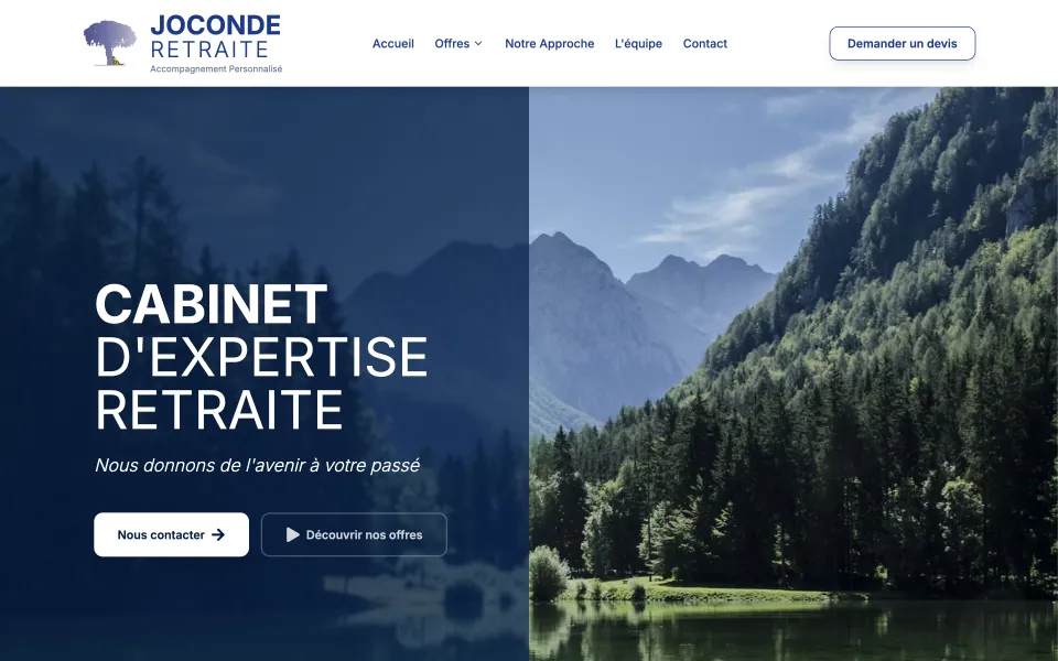 Capture d'écran de Joconde Retraite